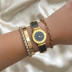 AUTHENTIC VINTAGE PHILIPPE CHARRIOL TWO-TONED DIAMOND WATCH